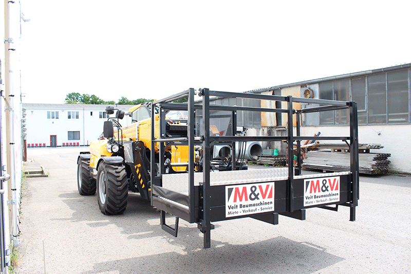 Frontansicht des Dieci Icarus 45.17 starren Teleskopladers