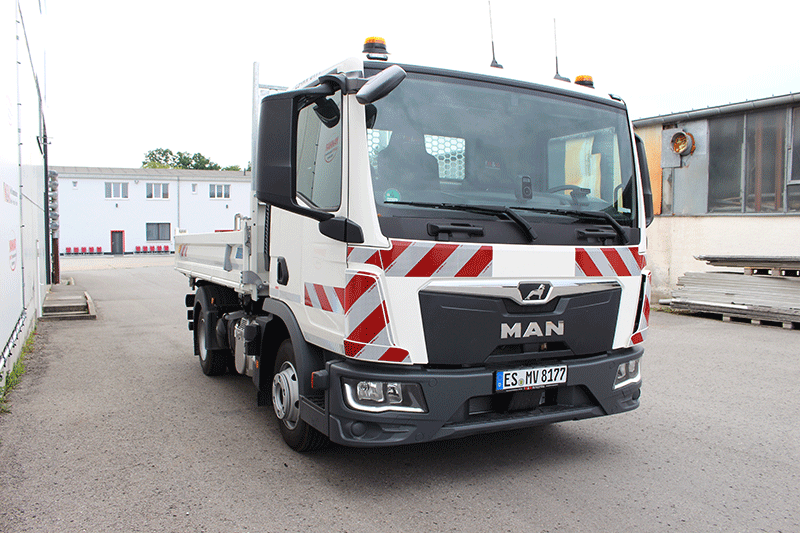 Von vorne - Der MAN TGL 8.190 4x2 BB mit Automatik