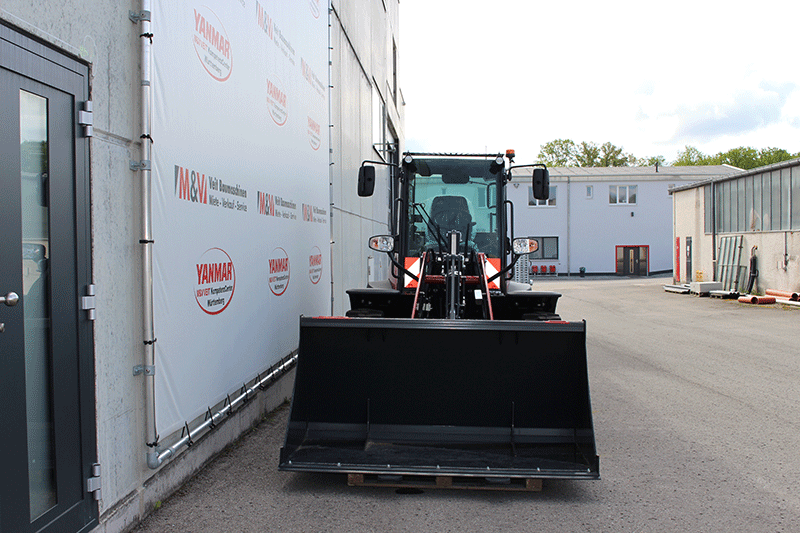 Mit Bis zu 1,2 m³ Schaufelinhalt