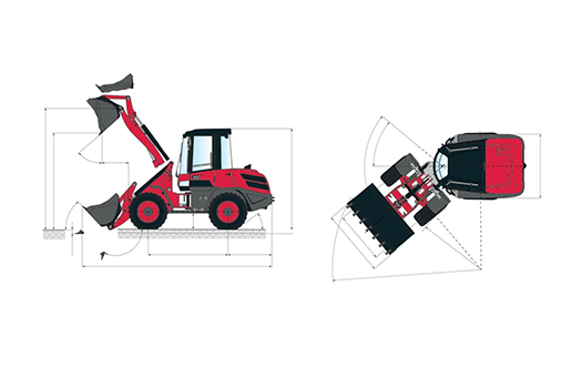 Technische Zeichnung des Yanmar V80 Stage 5