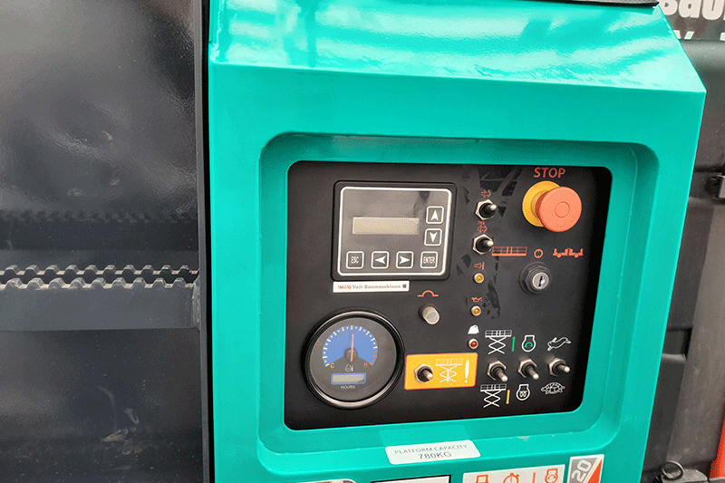 Bedienung der Sunward SWSL1623 RT Diesel-Scherenbühne – übersichtliche und sichere Steuerung für den Baustelleneinsatz