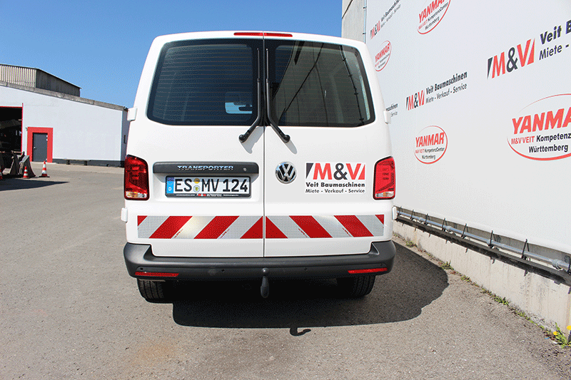 Der VW T6.1 Transporter von Hinten