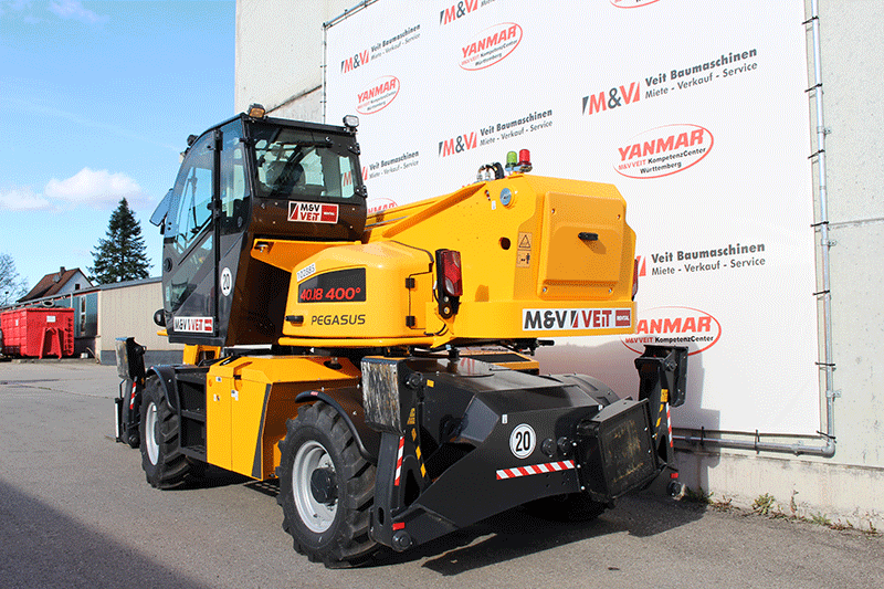 Dieci Pegasus 40.18 Rotations-Teleskoplader in Stuttgart mieten für Bau- und Montageeinsätze