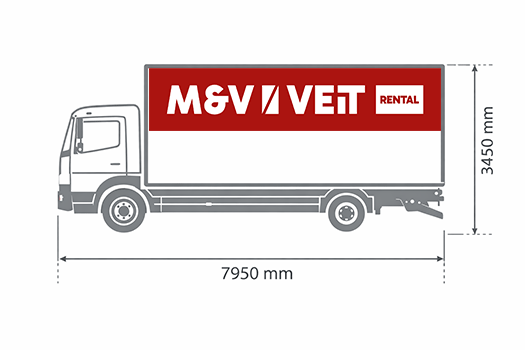 Abmessungen Mercedes Atego 816 Koffer