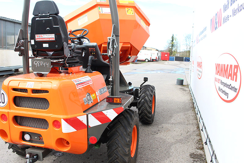 AUSA D 350 Dumper mit hoher Nutzlast – effizienter Materialtransport bei kompakter Bauweise