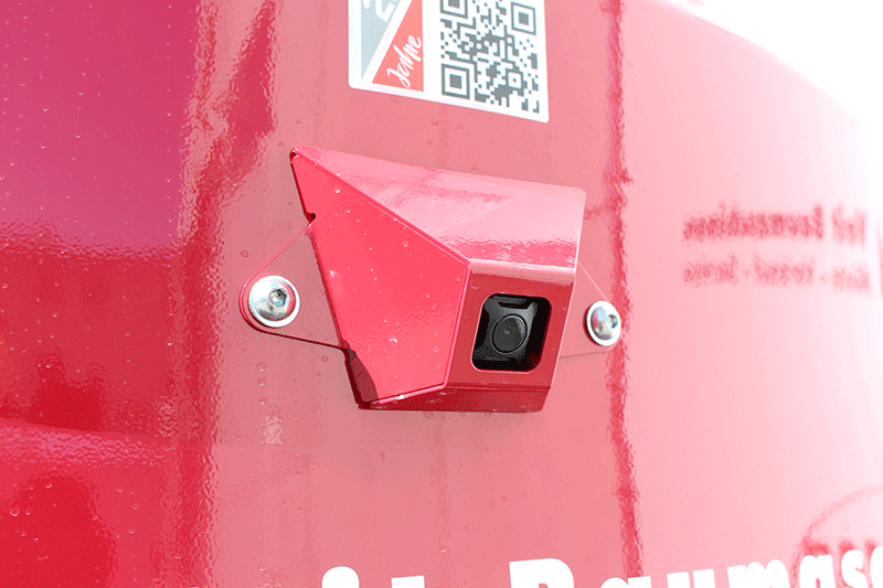 Rückfahrkamera des Yanmar SV 86-7 OQ 45 – erhöhte Sicherheit und optimale Sicht nach hinten für präzises Rangieren auf der Baustelle