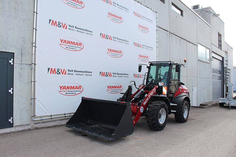 Der Yanmar V7 Radlader ist Zuverlässig und Stark