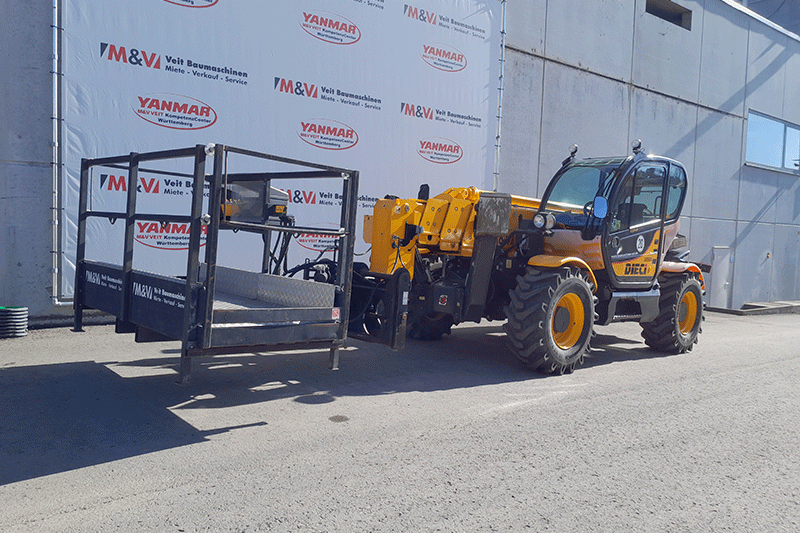 Dieci Teleskoplader 40.17 mieten in Stuttgart – leistungsstarke Mietmaschine für Bau, Industrie und Materialumschlag