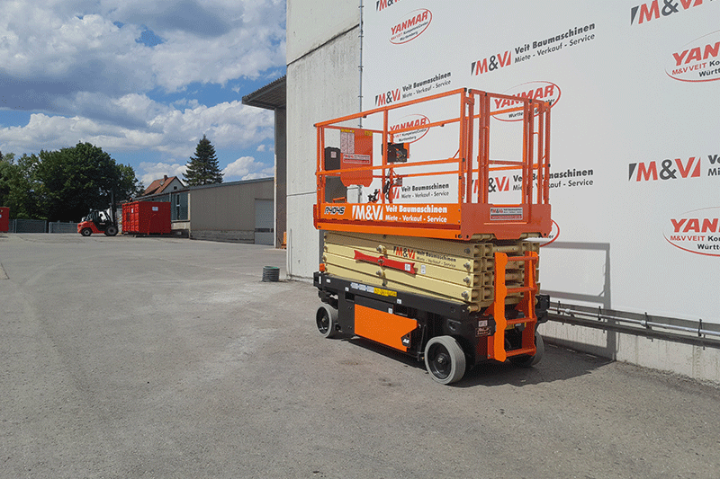 JLG 4045R Elektro-Scherenbühne zur Miete für Montage-, Wartungs- und Bauarbeiten