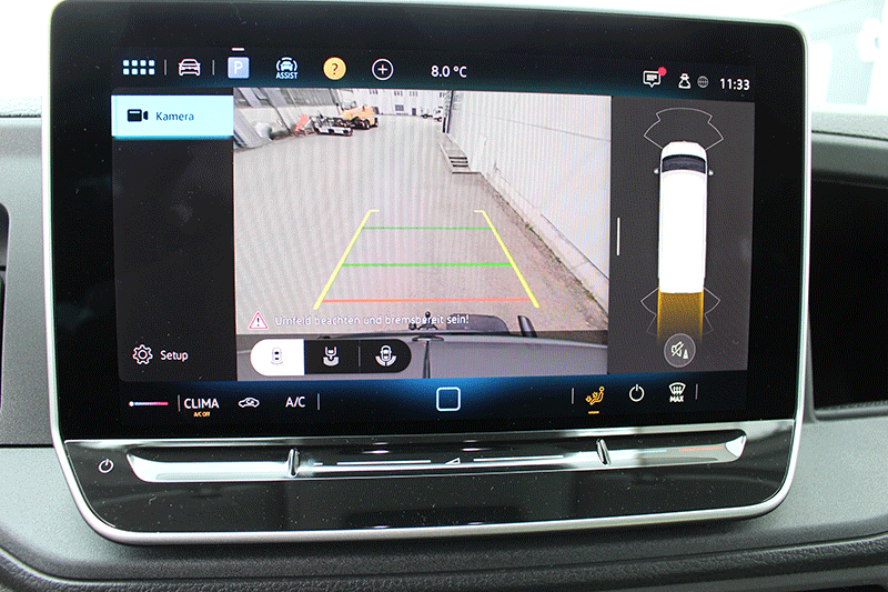 10 Zoll Display für Multimedia im VW Crafter 2.0 TDI Transporter