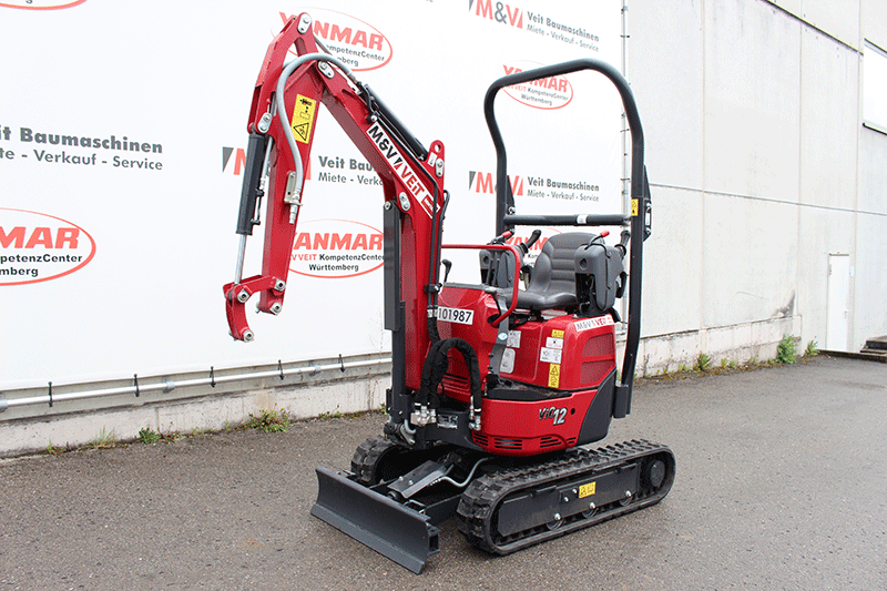 „Yanmar Vio 12 Minibagger mieten – ideal für Garten- und Bauprojekte“