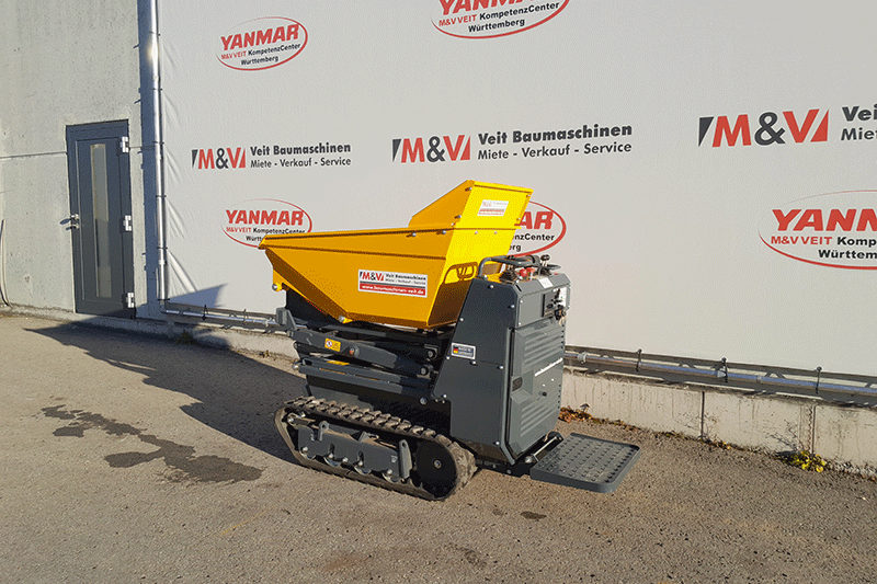 Der Elektroantrieb des Bergmann C 901 Hochkipper Elektrodumpers ermöglicht einen emissionsfreien, leisen und effizienten Einsatz auf der Baustelle.
