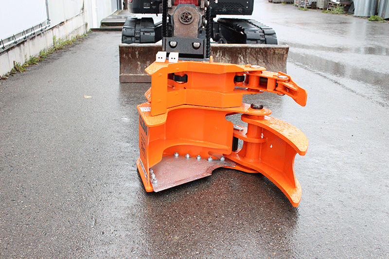 Westech Woodcracker CL 260 zur Miete – kraftvolles Anbaugerät für Bagger zur Rodung, Baureifmachung und Rückbauarbeiten