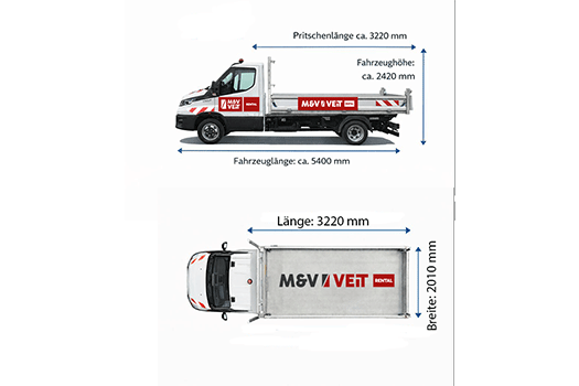 Der 3,5t Kipper von Iveco