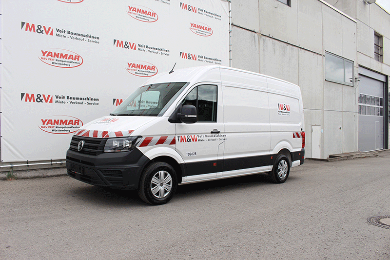 Ansicht Panorama vom VW Crafter 2.0 TDI Transporter