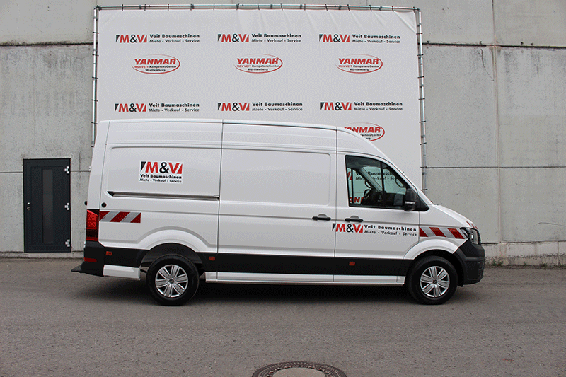 Von der rechten Seite - VW Crafter 2.0 TDI Transporter