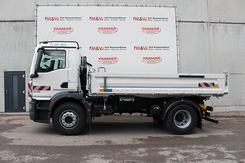 Seitenansicht des MAN TGM 18.320 4x2 BL 2025