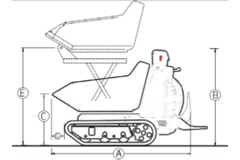 Zeichnung des C13.85 HI Dumpers von Cormidi