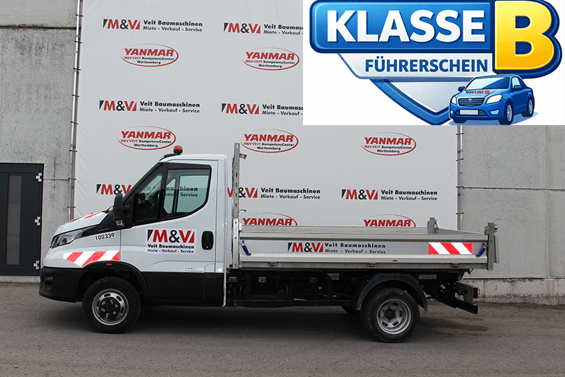 Der 3,5t Kipper von Iveco
