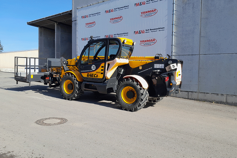 Dieci Teleskoplader 40.17 mieten – leistungsstarke Mietmaschine für Bau, Industrie und Materialumschlag