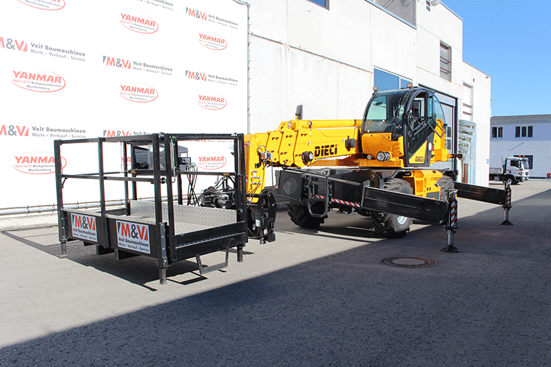 Panoramaansicht des Dieci Pegasus 50.25 Teleskopladers