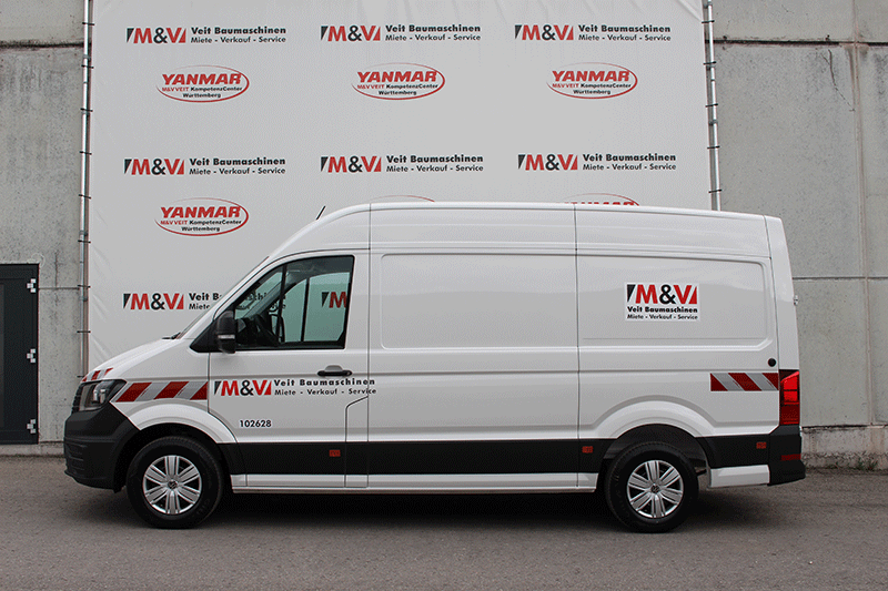 VW Crafter 2.0 TDI Transporter von der Seite