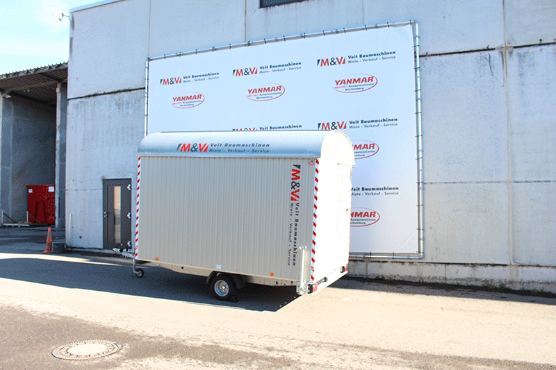 Rasant BME C21S Bauwagen zur Miete – mobiler Mannschafts- und Aufenthaltswagen für Baustellen, robust, flexibel einsetzbar und schnell verfügbar