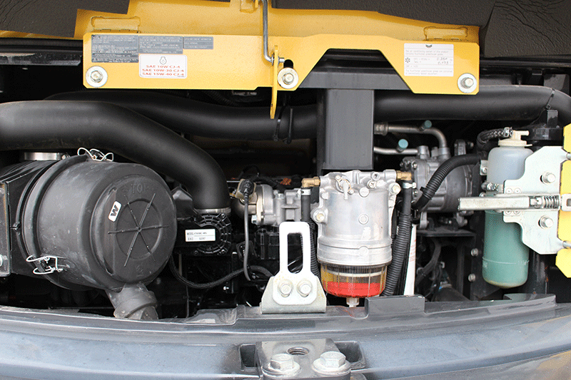 Yanmar Dieselmotor im Vio 80-1 Kompaktbagger mit hoher Leistung, kraftvollem Antrieb und effizientem Kraftstoffverbrauch