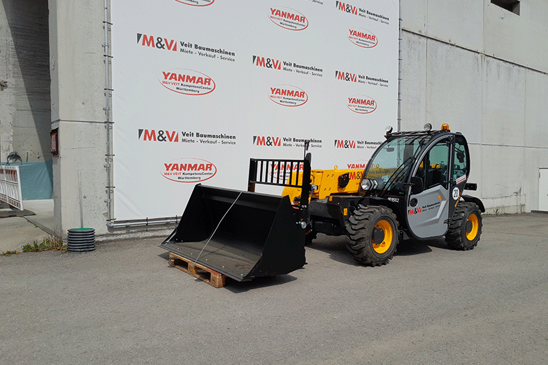 Dieci Apollo 26.6 Teleskoplader in der Panoramaansicht