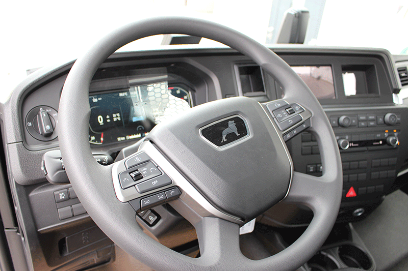 Fahrerhaus und Innenraumkabine des MAN TGL 8.190 mit ergonomischer Bedienung