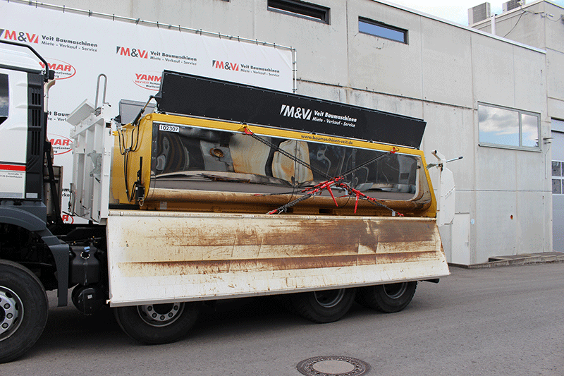 Seitliche Ansicht der Amtec TC4D 12/14 Thermobox