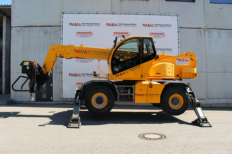 Seitenansicht des Dieci Pegasus 60.16 Teleskopladers – leistungsstarker Hubarm und robuste Bauweise für professionelle Baustelleneinsätze