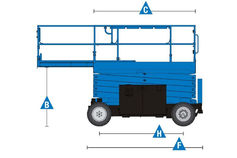 Genie GS 4069 RT Zeichnung 1 