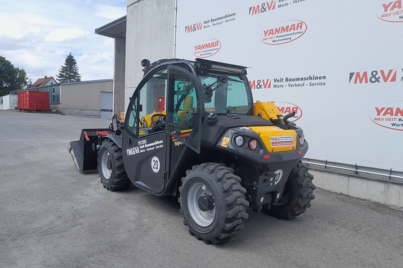 Dieci Smart 20.4 Teleskoplader in Stuttgart mieten – kompakter und wendiger Telestapler für Baustellen, Handwerk, Industrie und Landwirtschaft im Raum Stuttgart und Umgebung.