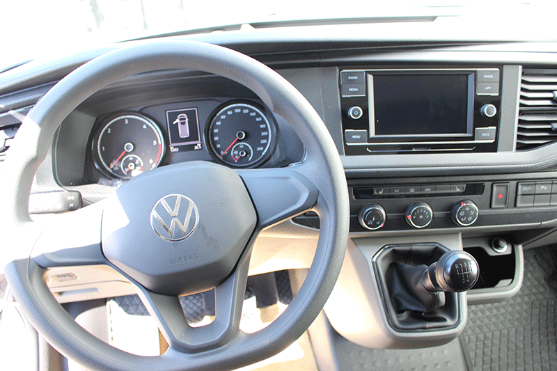 Einfach Bedienung des VW T6.1 Transporter