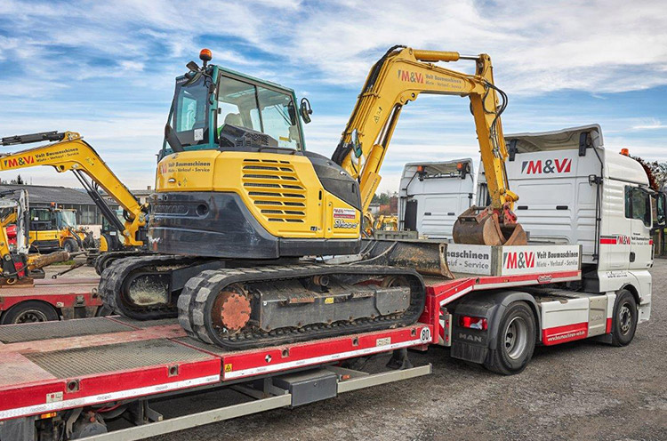 Bagger mieten >> Top Konditionen vom Baumaschinenverleih