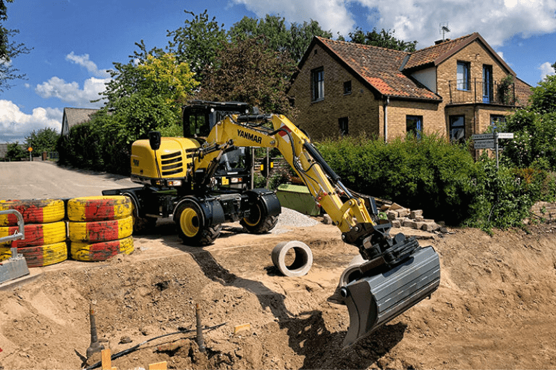 Yanmar B75W Mobilbagger kaufen