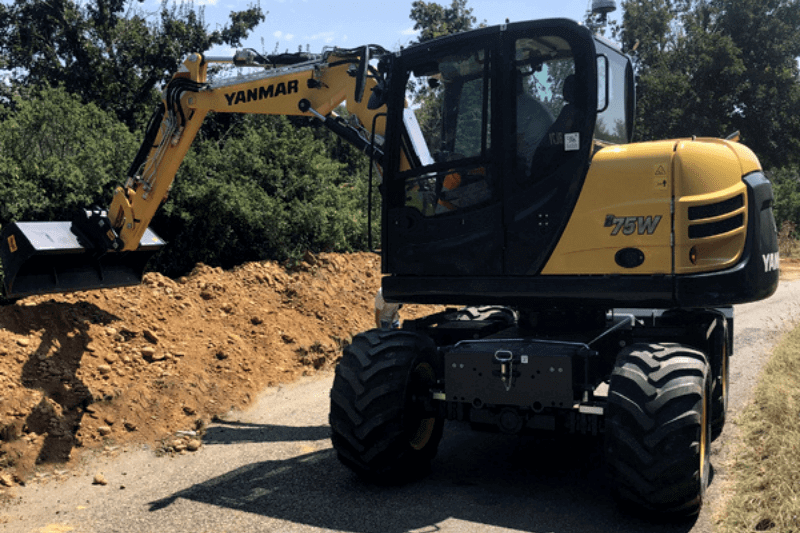 Hochwertiger B75W Yanmar Mobilbagger