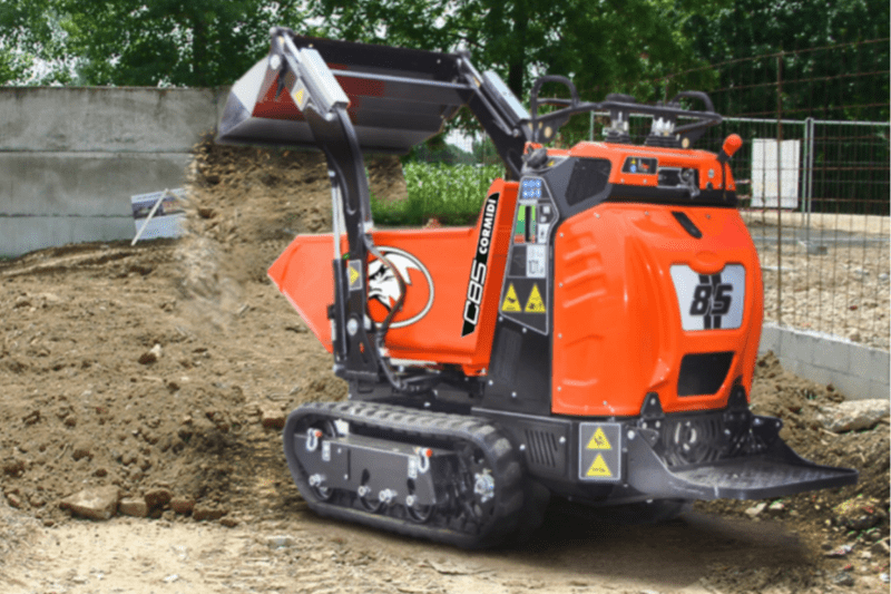 Einsatzbild des C13.85 ACW Dumpers von Cormidi