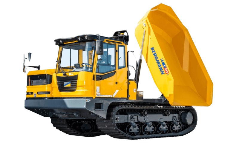 Ein Bergmann C912s Dumper in der Variante mit Rundkipper