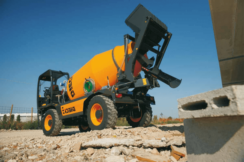 Dieci AB L 3500 bei Baumaschinenhändler im Einsatz