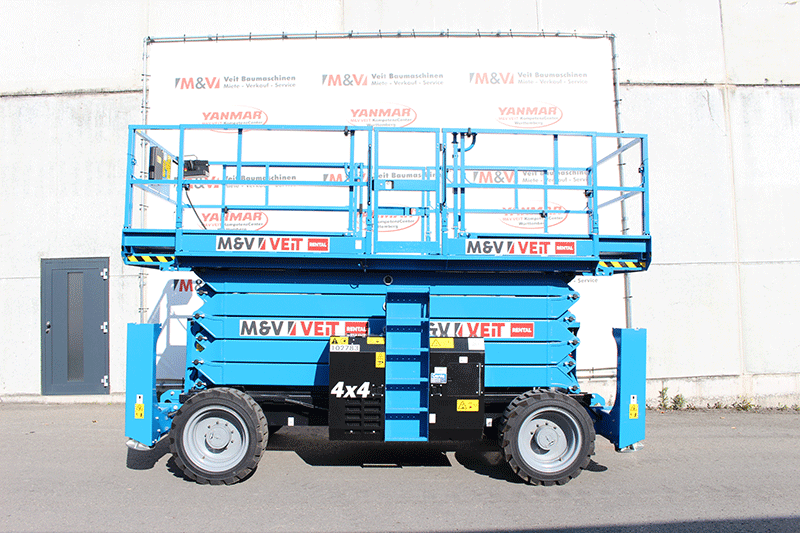 Seitliche Ansicht - Der Genie GS 5390 RT Scherenbühne