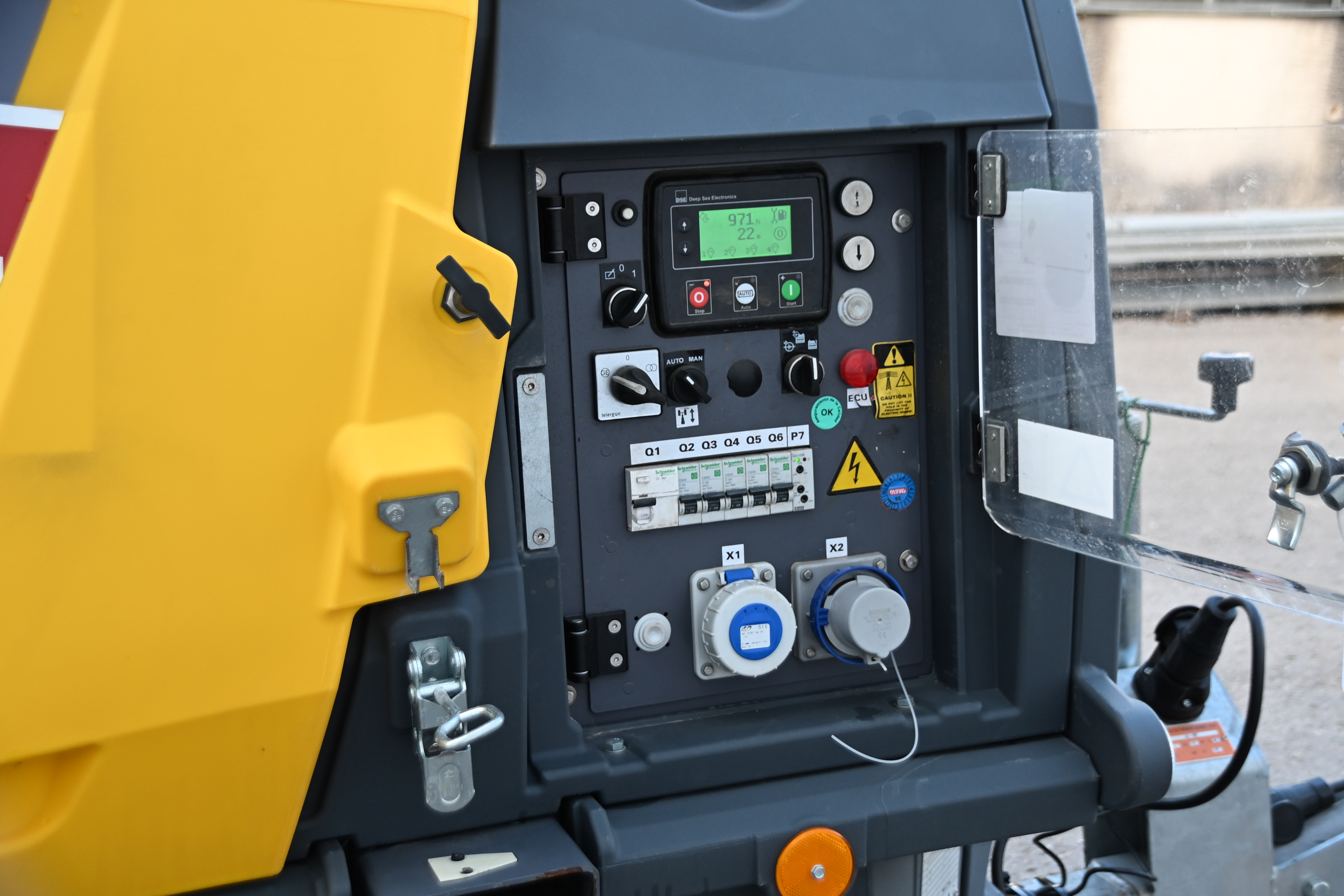 Atlas Copco HiLight H6+ übersichtliches Bedienfeld