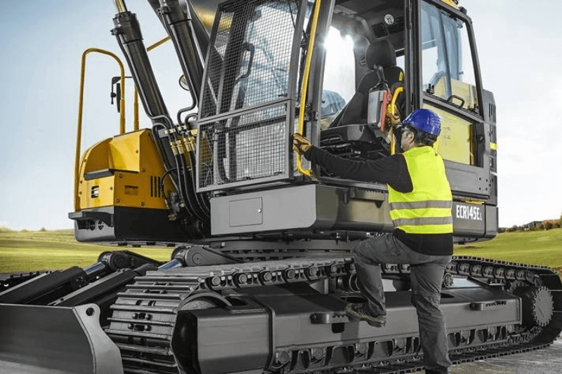Außenansicht des Volvo ECR235E
