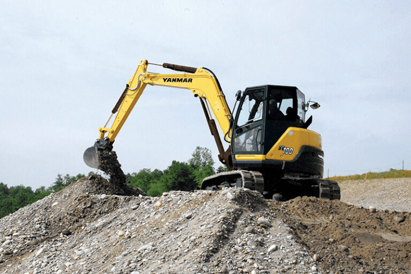 Yanmar SV100-2 für das Baugewerbe
