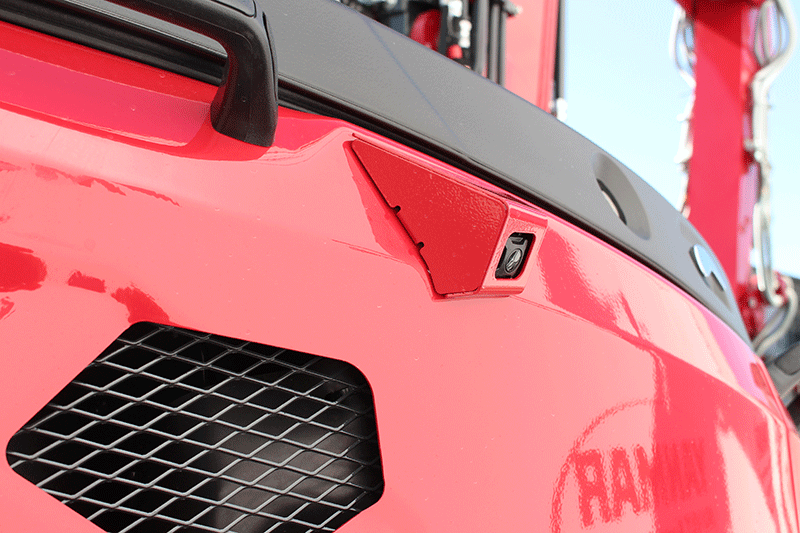 Seitenkamera am Yanmar SV 86-7 OQ 45 – verbesserte Sicht auf die rechte Maschinenseite für mehr Sicherheit und präzises Arbeiten auf der Baustelle