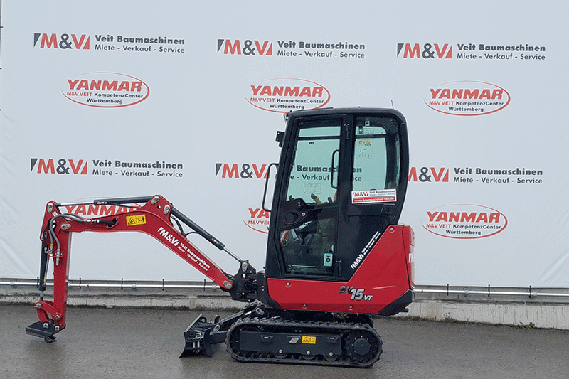 Standardbild des Minibaggers SV15VT