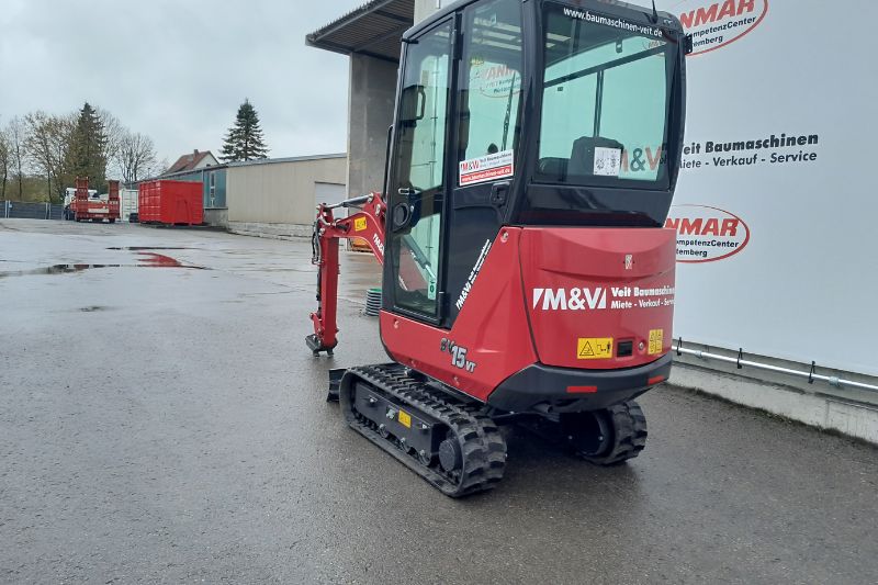 Traglast des Minibaggers SV15VT von Yanmar