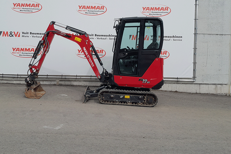 Standardbild des SV19VT Minibaggers von Yanmar