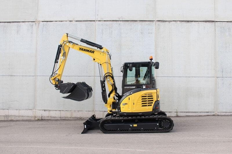 Yanmar ViO50-6 Minibagger Nullheck Bagger mieten